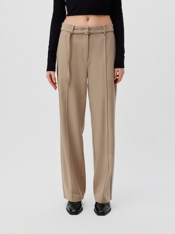 LeGer by Lena Gercke Regular Pants 'Leany' in Beige: front