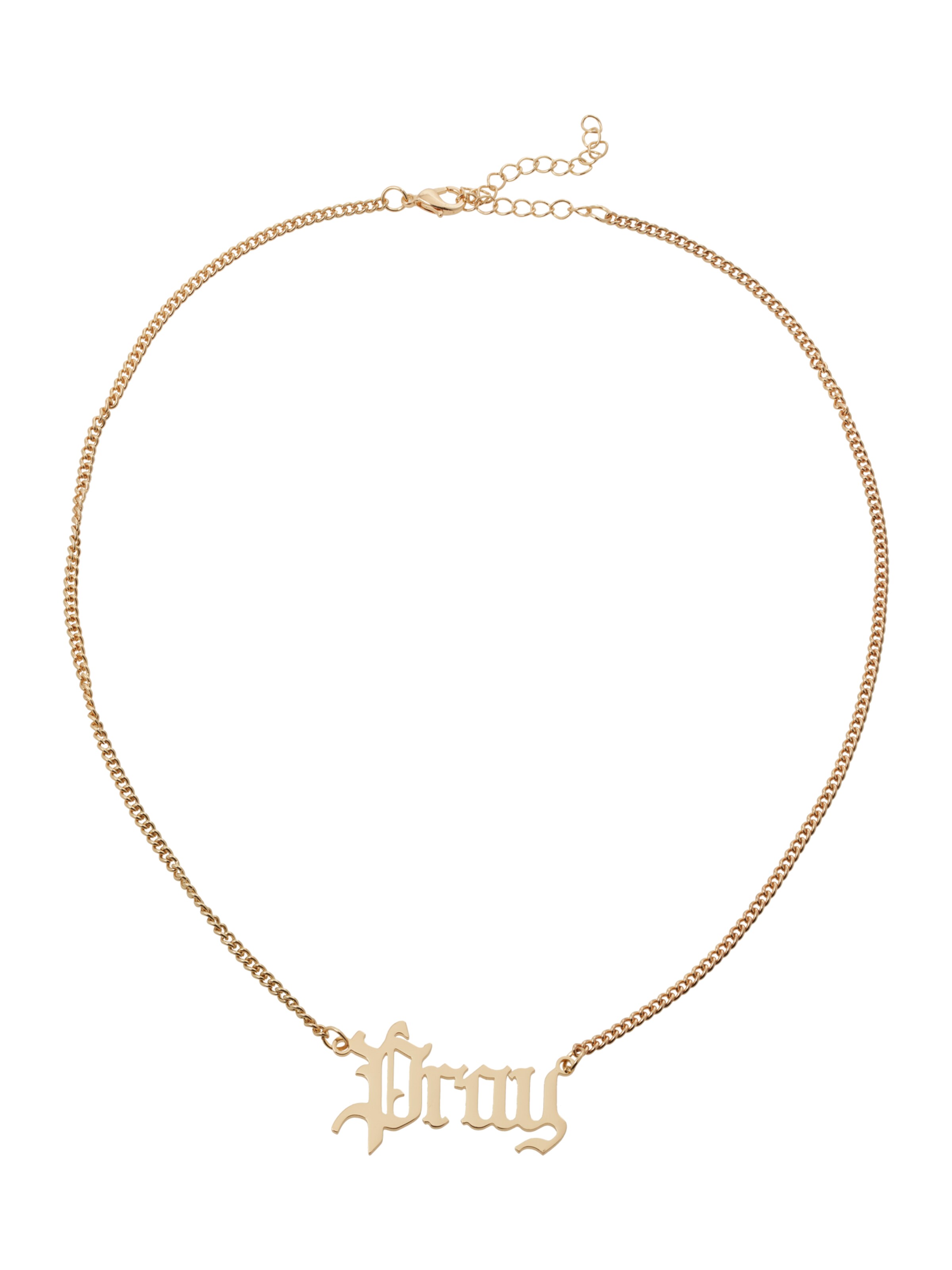 Collana di Mister Tee in oro: frontale