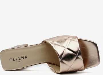 Celena Mules 'Cacie' in Gold