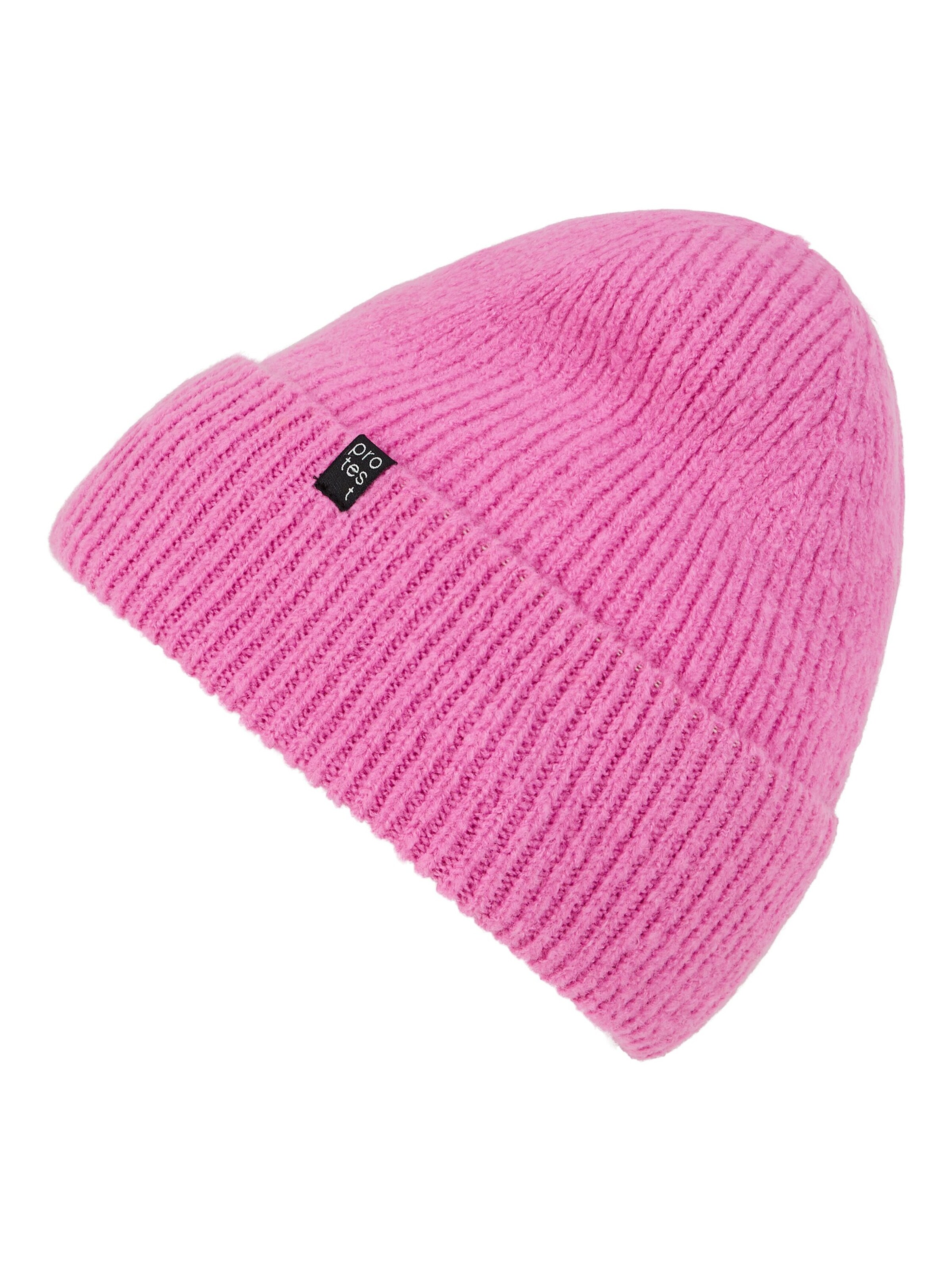 PROTEST Mütze 'PRTSHOTA'‌‌‌ in Pink: Vorderseite