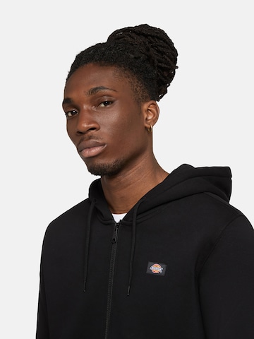 DICKIES - Casaco em moletão 'Oakport' em preto