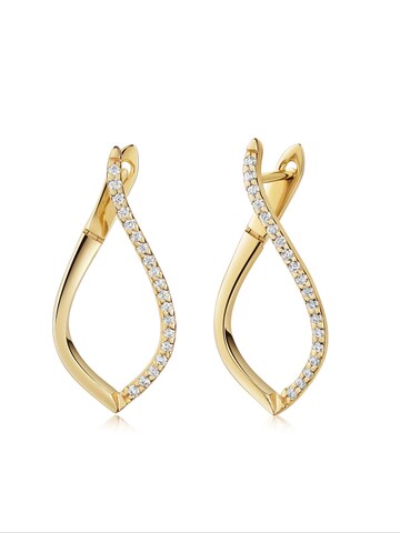 Cala Rose Ohrringe 'EMINE' in Gold: Vorderseite