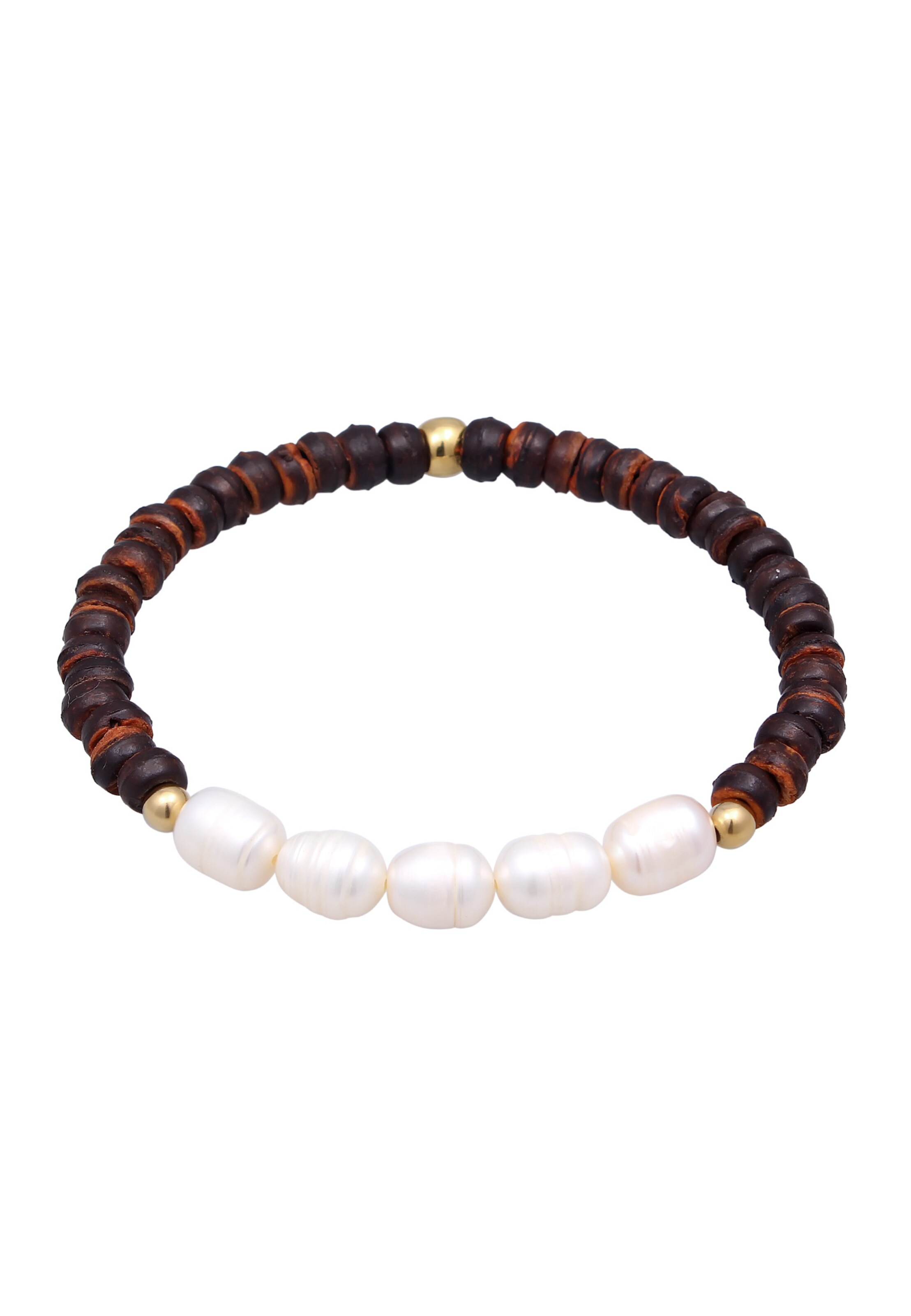 Bracelet ELLI PREMIUM en marron : devant
