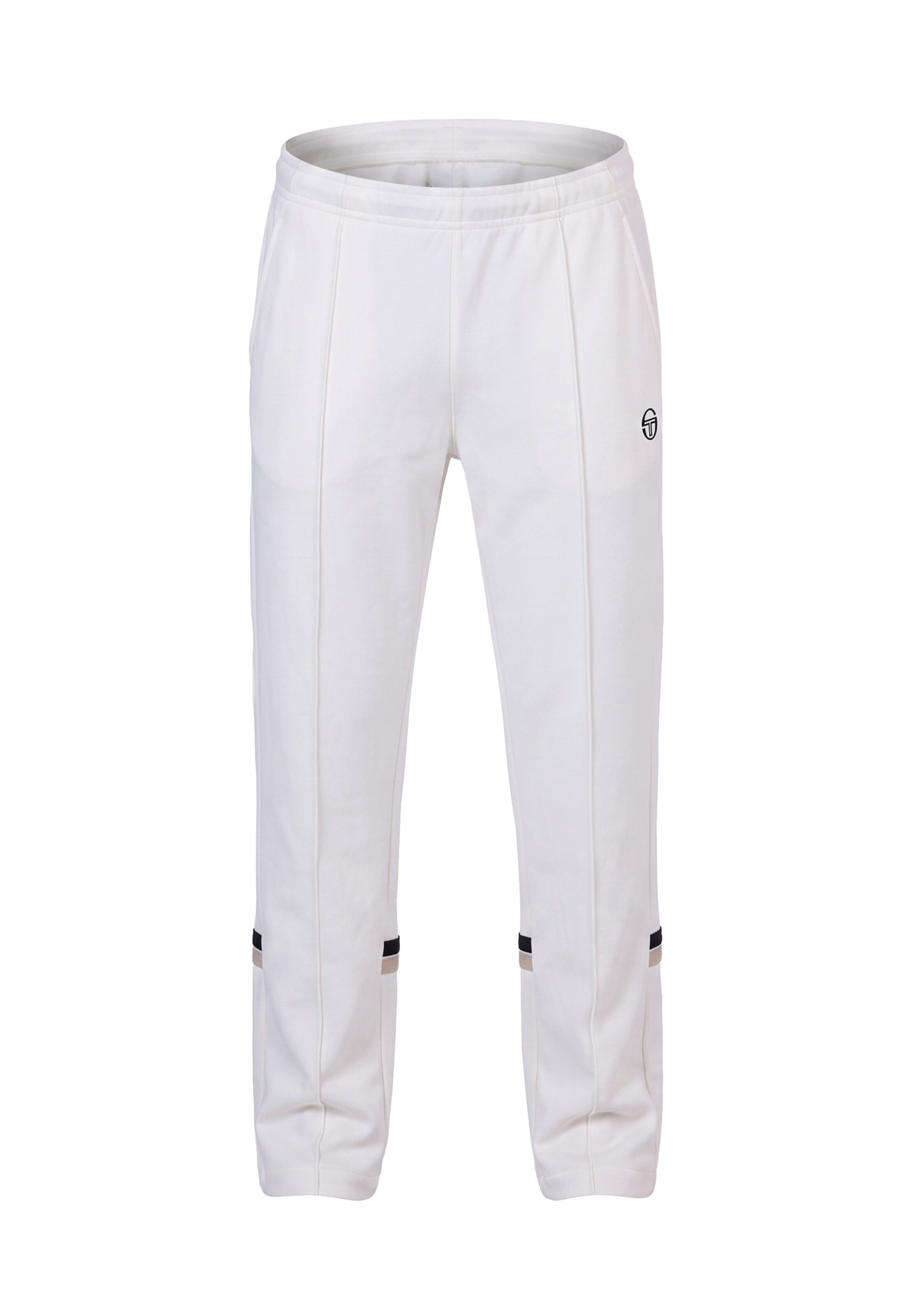 Regular Pantalon de sport 'Orion 024' Sergio Tacchini en blanc : devant
