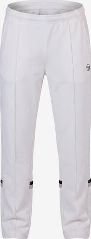 Regular Pantalon de sport 'Orion 024' Sergio Tacchini en blanc : devant
