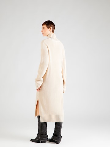 Monki Strikkjole i beige