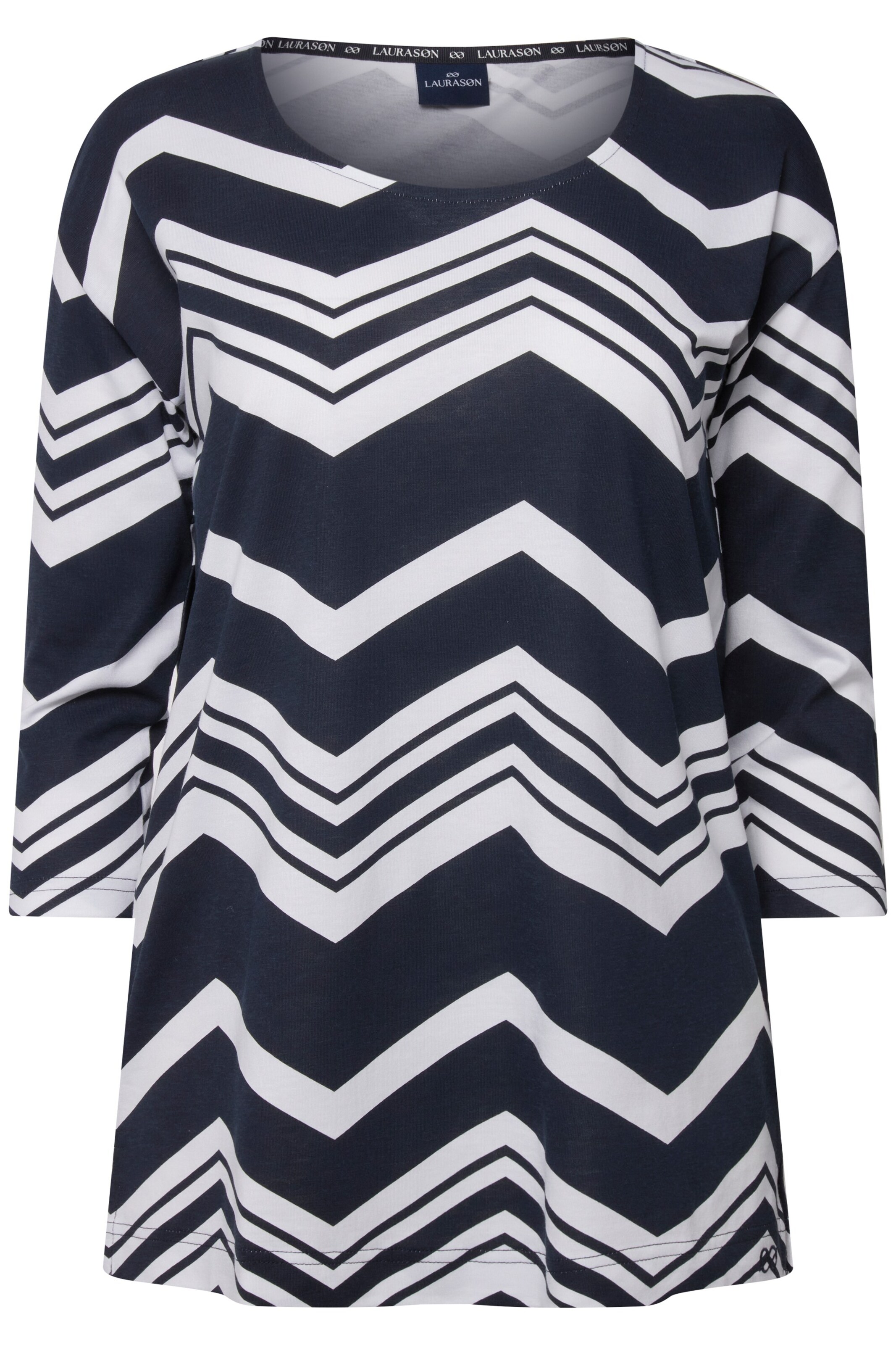 T-shirt LAURASØN en bleu : devant