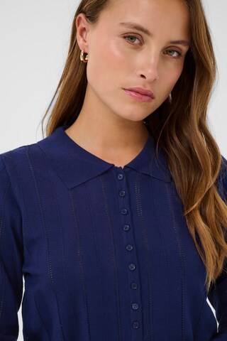 SAINT TROPEZ Gebreid vest 'ObetteSZ' in Blauw