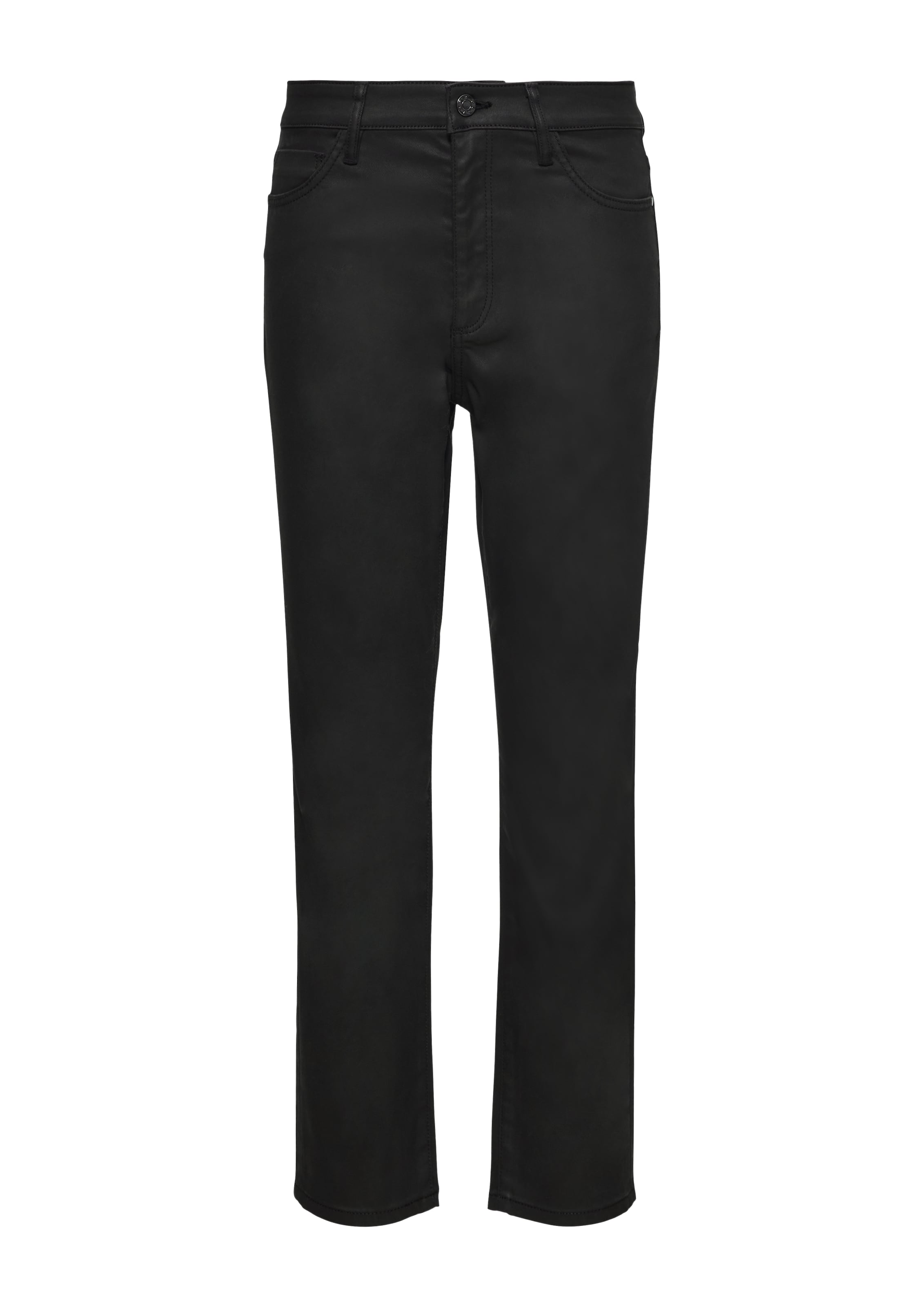 s.Oliver BLACK LABEL Regular Jeans 'Betsy' in Schwarz: Vorderseite