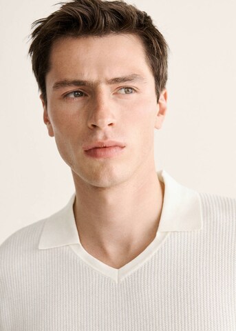 MANGO MAN Sweater 'Gobi' in White