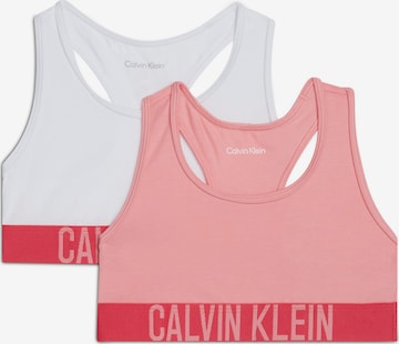 Bustier Soutiens-gorge Calvin Klein Underwear en rose : devant