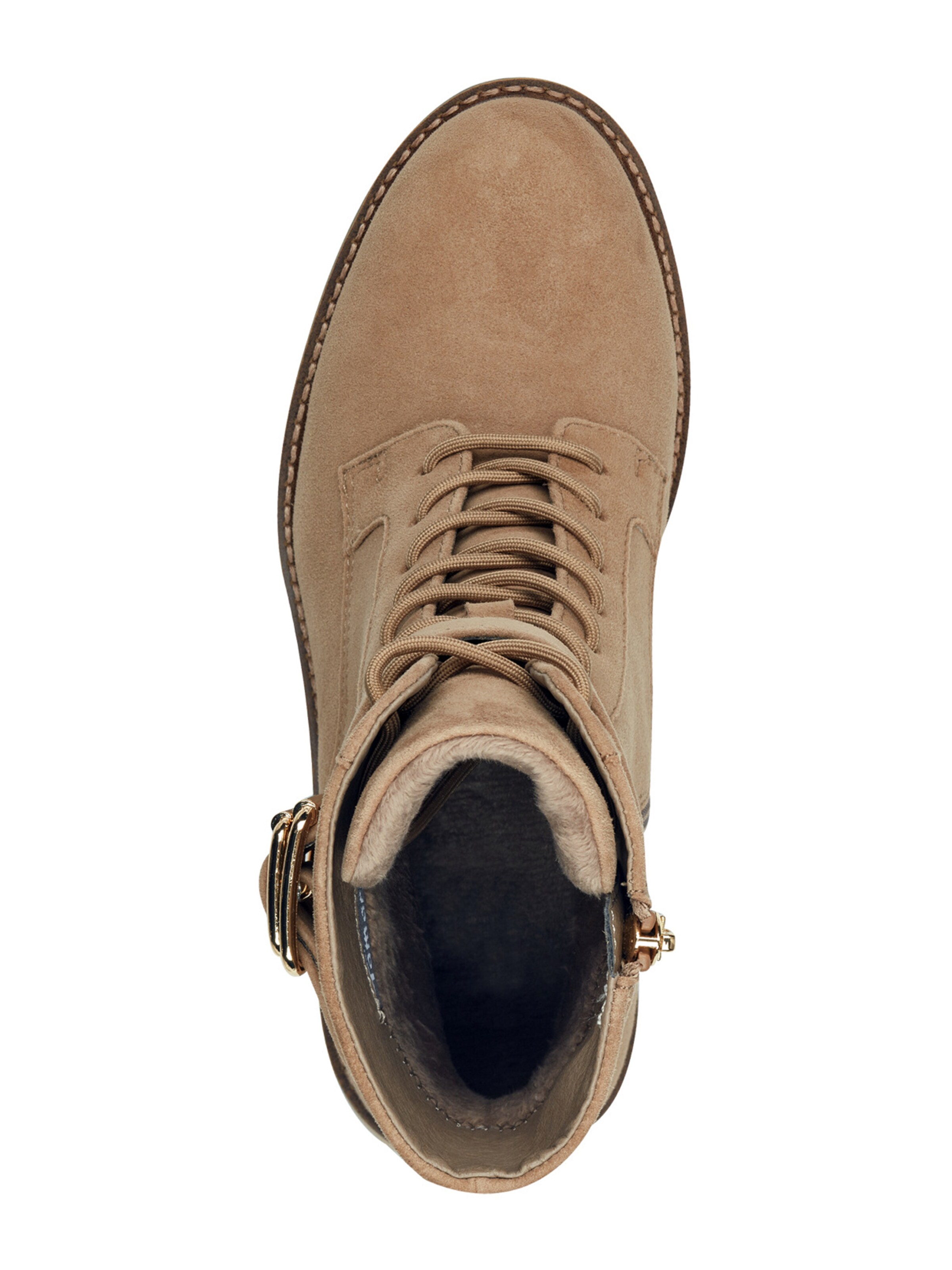 Tamaris Schnürstiefelette in Beige