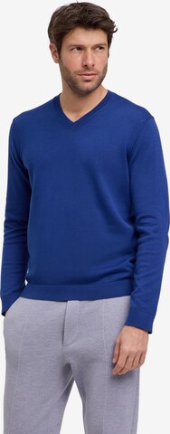 FALKE Pullover 'Pure Cotton' in Blau: Vorderseite