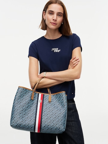 TOMMY HILFIGER Handtasche in Blau: Vorderseite