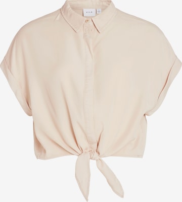 VILA Bluse i beige: forside