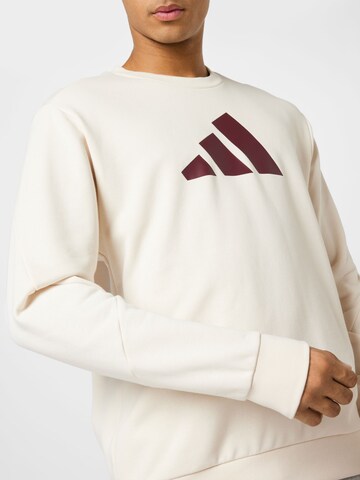 ADIDAS PERFORMANCE Athletic Sweatshirt in Beige