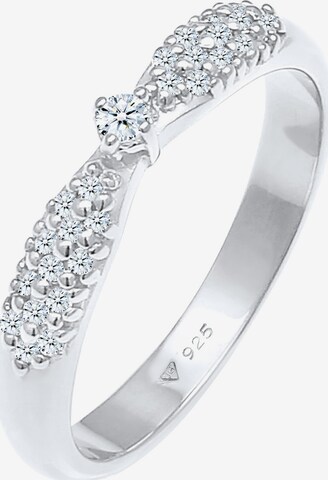Elli DIAMONDS Ring, Verlobungsring in Silber: predná strana