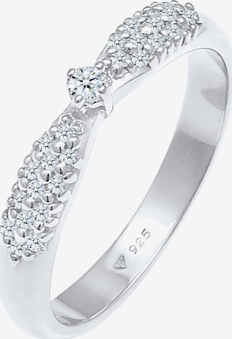 Elli DIAMONDS Ring, Verlobungsring in Silber: Vorderseite