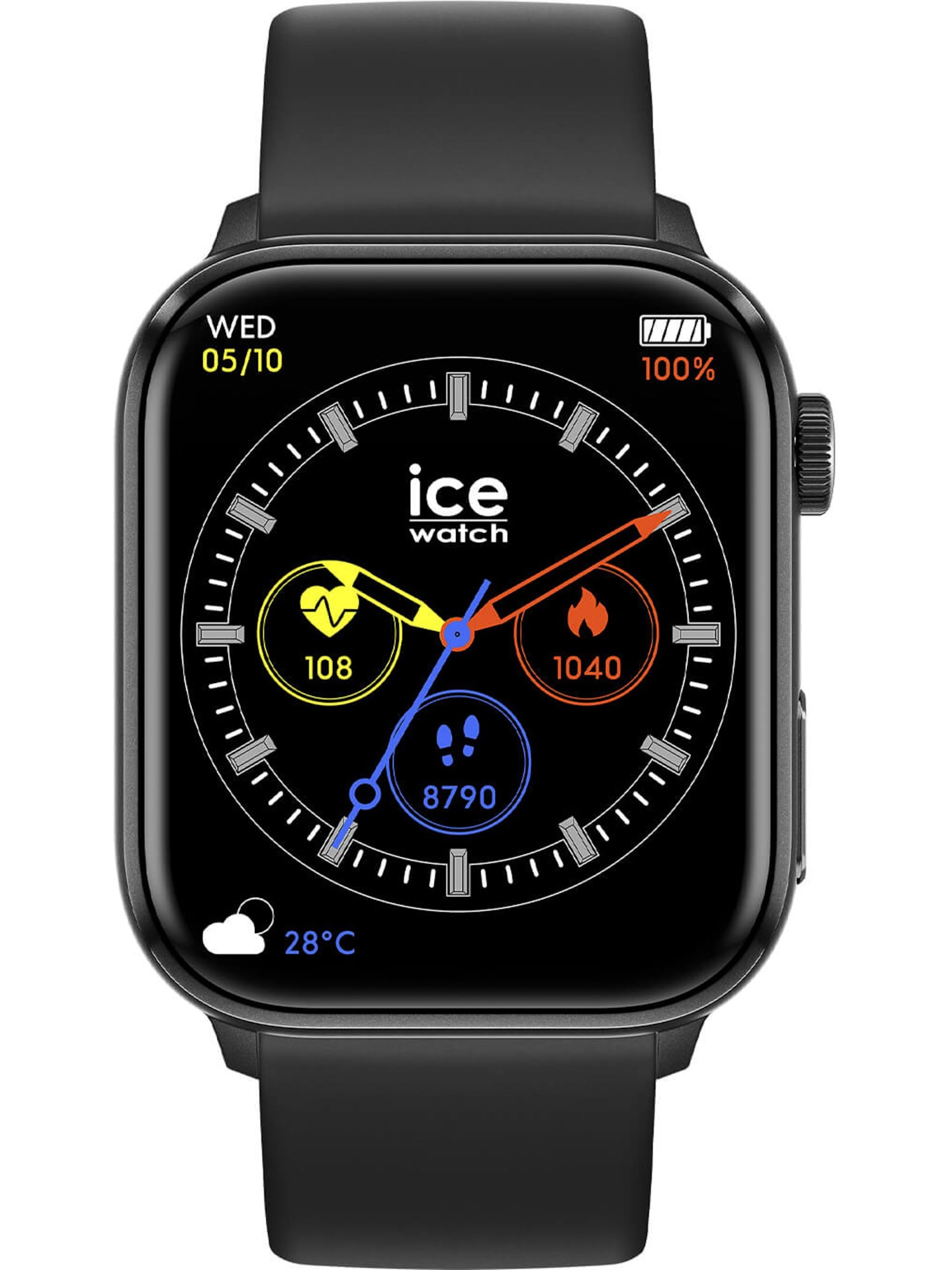 ICE WATCH Uhr in Schwarz: Vorderseite