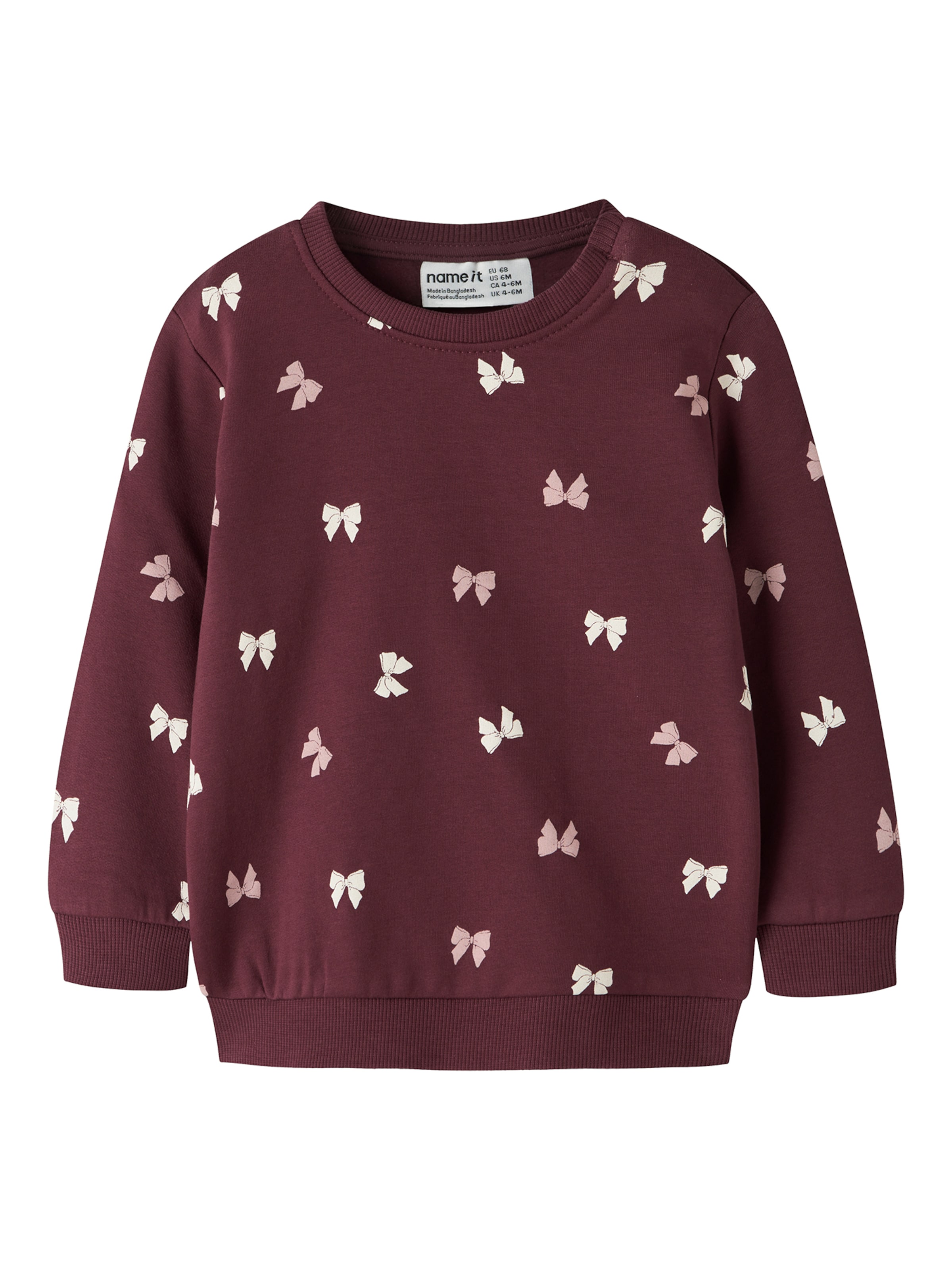 Felpa 'NBFVIMONE' di NAME IT in rosso: frontale