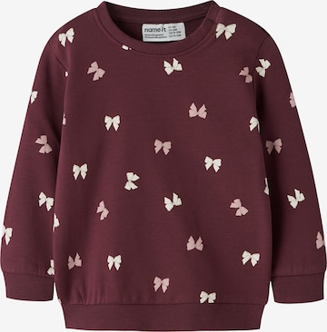 NAME IT Sweatshirt 'NBFVIMONE' in Red: front