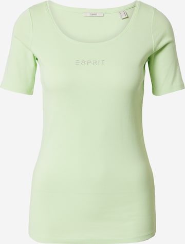 ESPRIT Shirt in Groen: voorkant