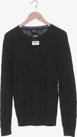 A.P.C. Pullover S in Schwarz: predná strana