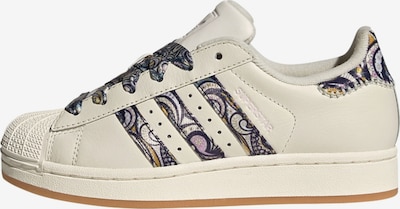 35,5 dydžio Sportbačiai 'Libery Superstar II' iš ADIDAS ORIGINALS, spalva – kario spalva / baklažano spalva / levandų spalva / vilnos balta, Prekių apžvalga