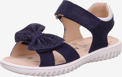 SUPERFIT Sandals in Navy / White, Item view