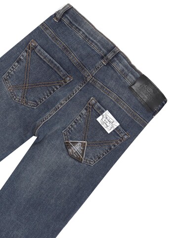 Roy Rogers Tapered Jeans 'RIPPED' in Grau