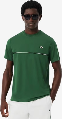 LACOSTE - Camiseta 'Camiseta lacoste verde back croco ultra dry tee' en verde: frente