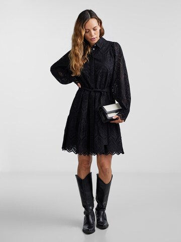 Y.A.S Shirt Dress 'HOLI' in Black