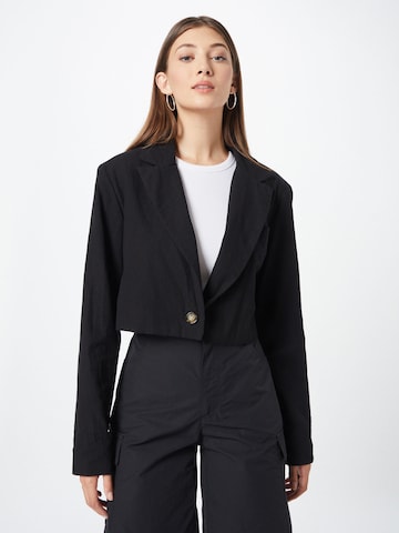 Nasty Gal Blazer in Black: front