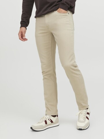 JACK & JONES Regular Byxa 'Glenn' i beige: framsida