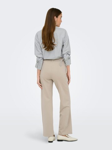 ONLY Baggy Broek 'poptrash' in Beige