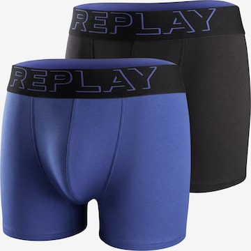 Boxer di REPLAY in blu: frontale