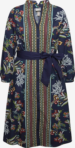 Ulla Popken Dress in Blue: front