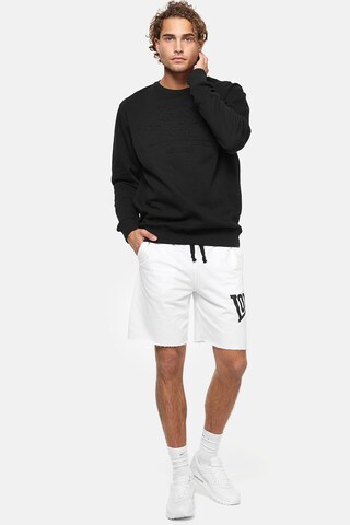 LONSDALE Bluzka sportowa 'Duisky' w kolorze czarny