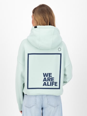 Sweat-shirt 'JessyAK' Alife and Kickin en vert : devant