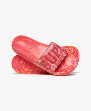 Mule 'Marble' Superdry en rose