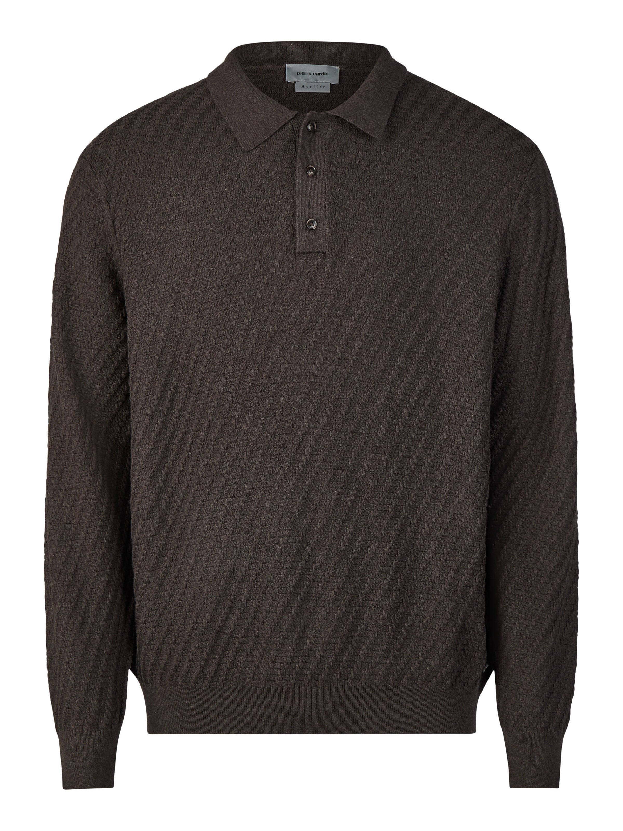 PIERRE CARDIN Pullover in Braun: Vorderseite
