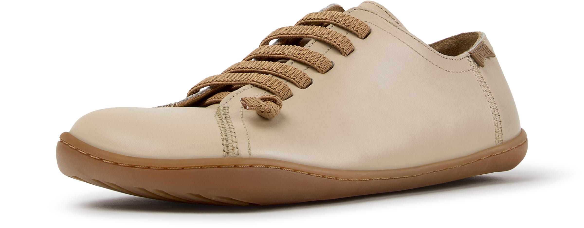 CAMPER - Sapatilhas baixas ' Peu Cami ' em bege: frente