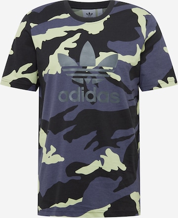 ADIDAS ORIGINALS T-Shirt 'Graphics Camo' in Blau: predná strana