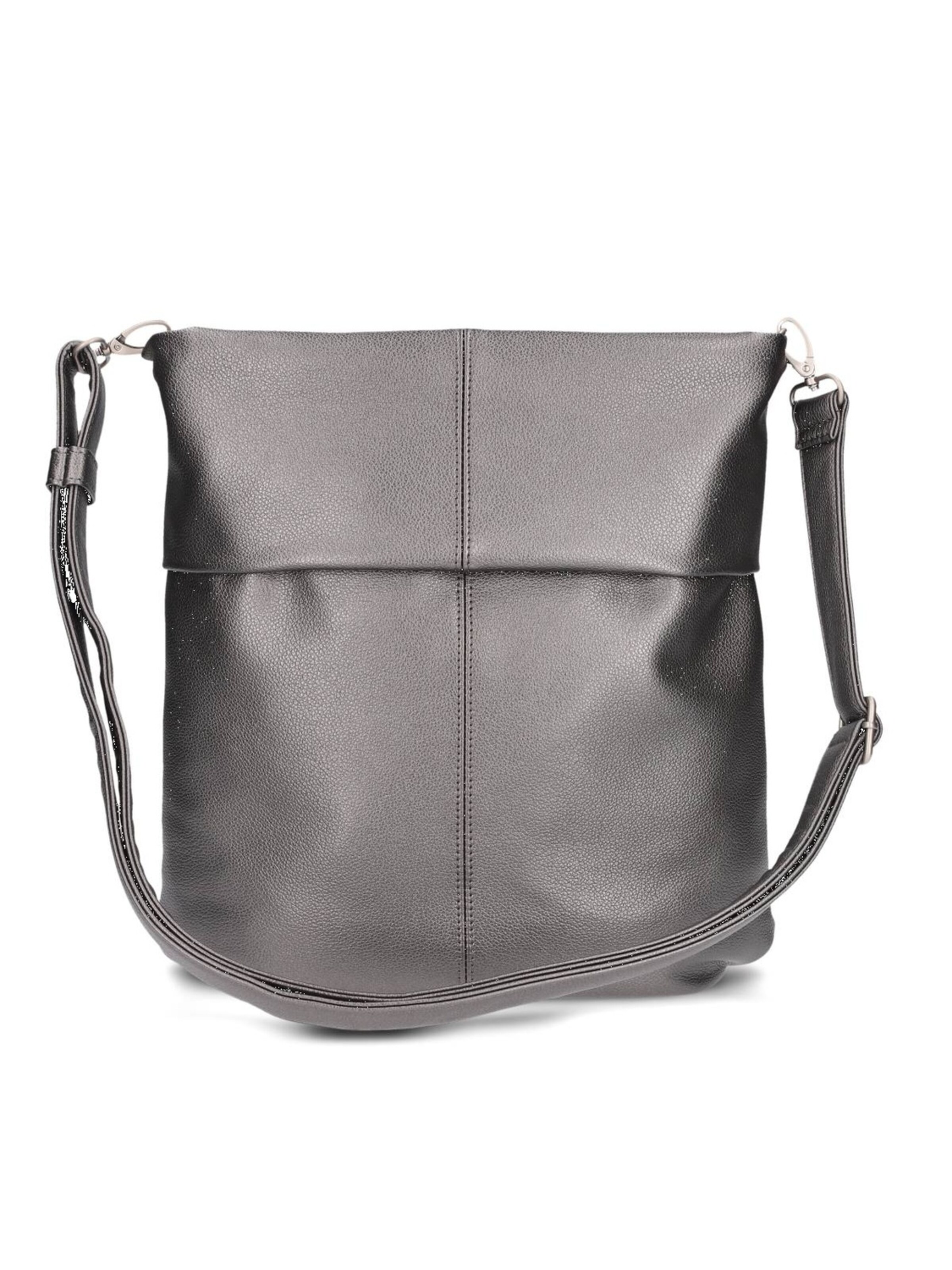 Borsa a spalla 'MADEMOISELLE.M M12' di ZWEI in argento