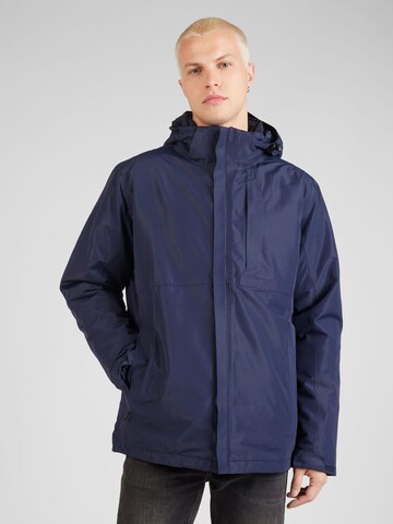 CMP Outdoorjas in Blauw: voorkant