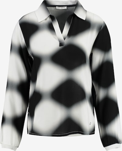 Key Largo Bluse 'MINERVA' i svart / hvit, Produktvisning