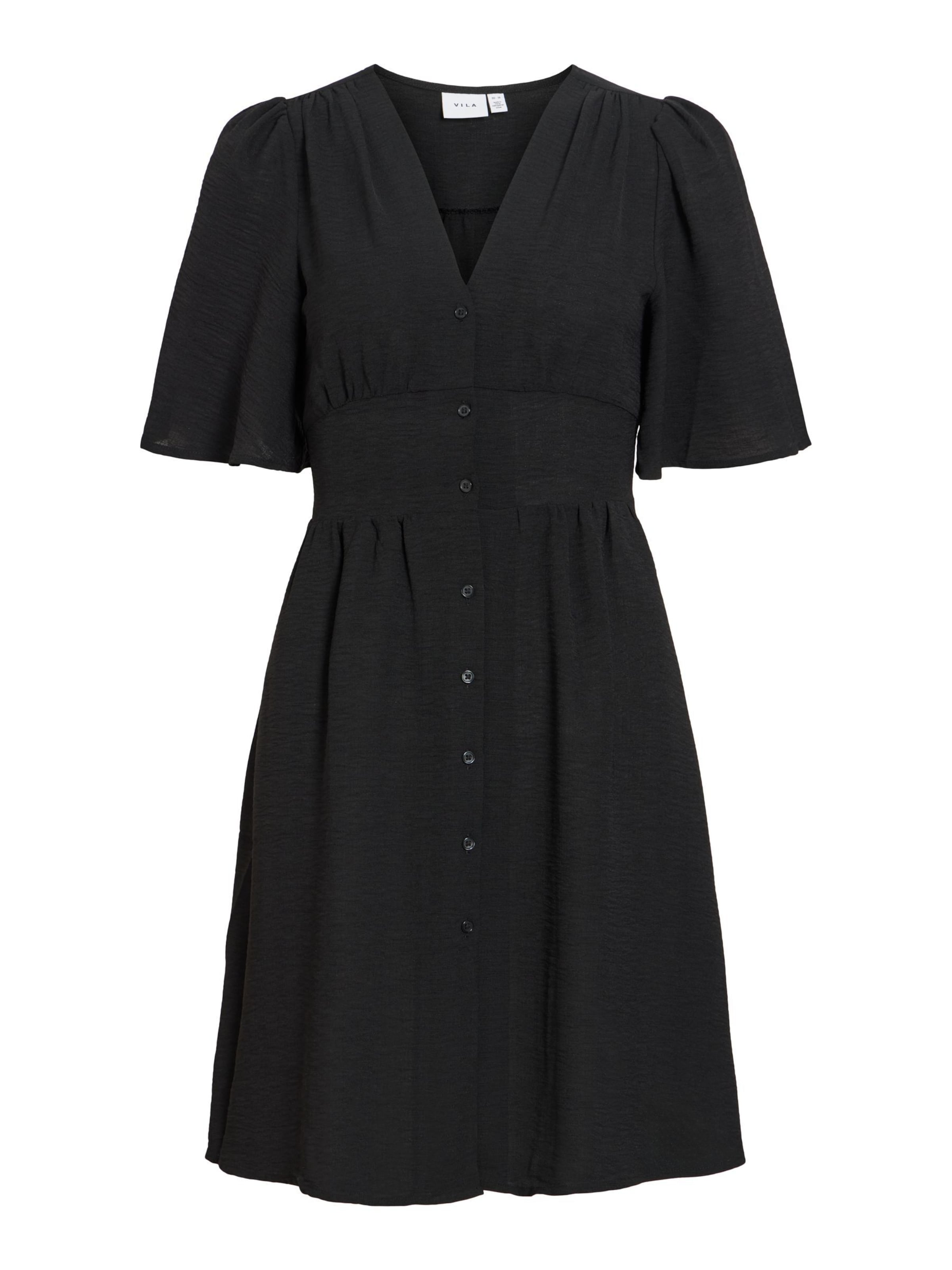 VILA Kleid 'VISKOV' in Schwarz: Vorderseite