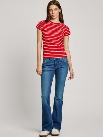 Pepe Jeans Shirt 'Meribel' in Rood: voorkant