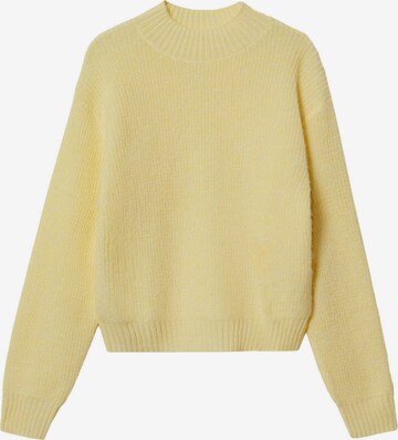 MANGO Pullover 'Rodinni' i gul: forside