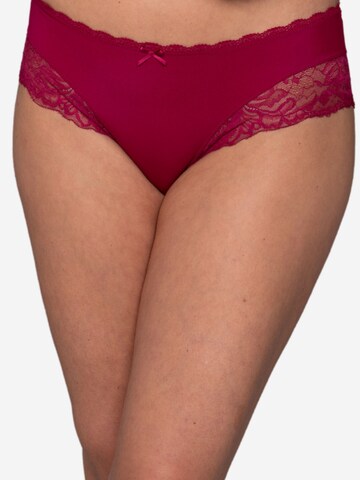 SugarShape Thong 'Suki' in Red: front